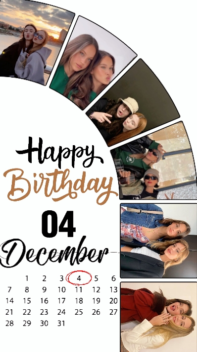 HBD 4 DESEMBER 