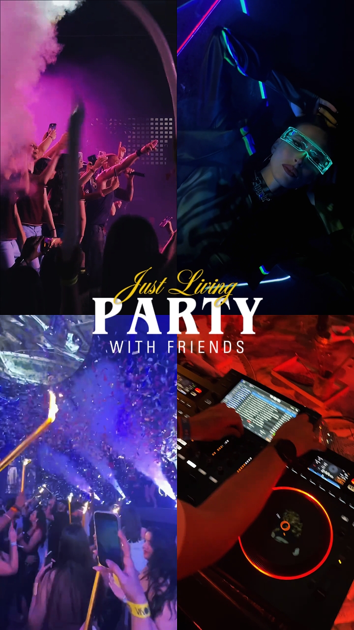Fête avec des amis