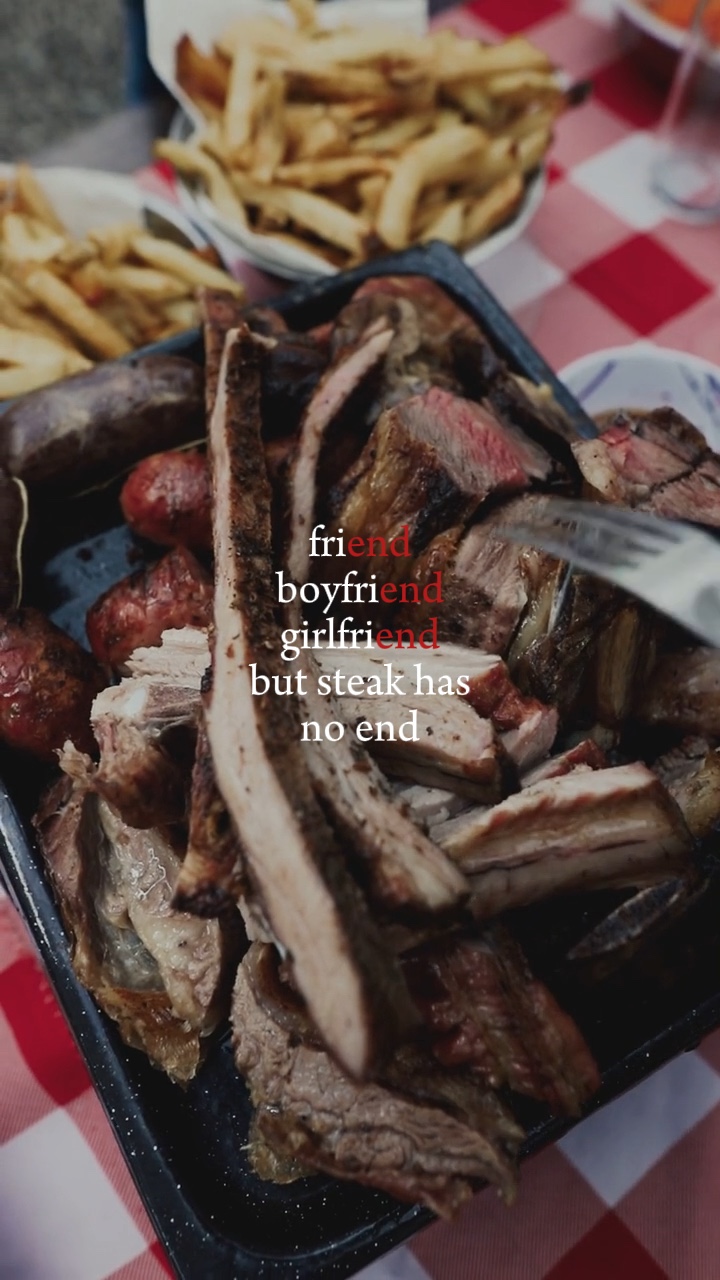 steak has no end