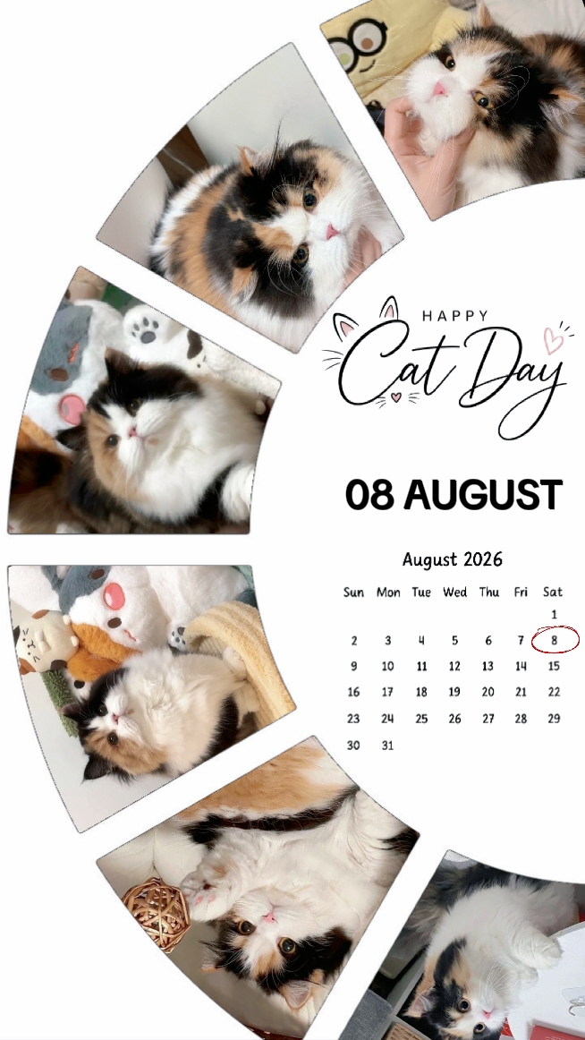 Dia do gato 08 de agosto