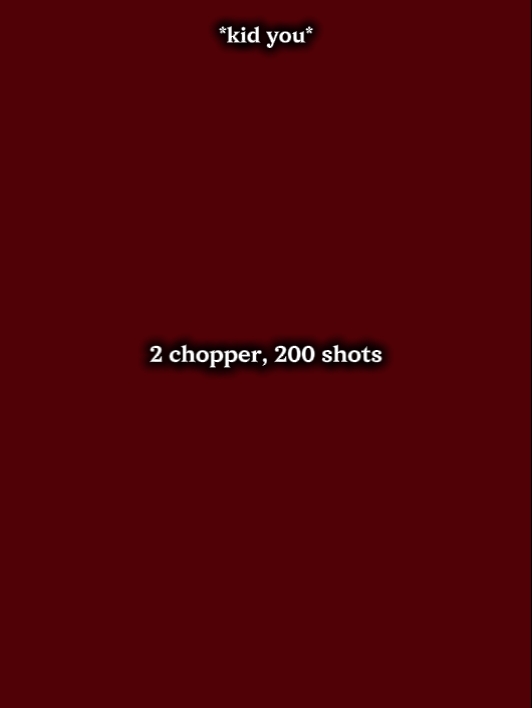 2 helicópteros 200 disparos