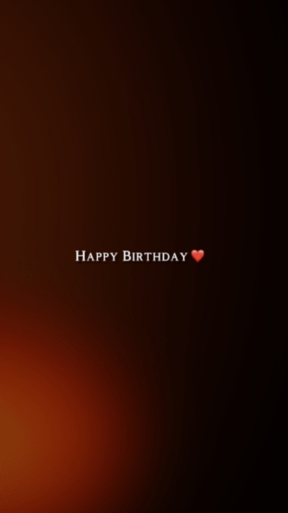 Happy Birthday 