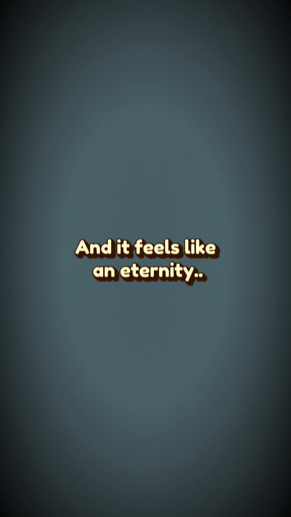 and it feels like an