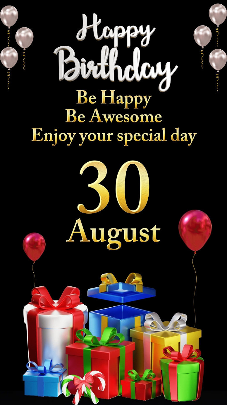 Anniversaire 30 août