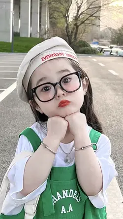 2 ảnh em bé cute