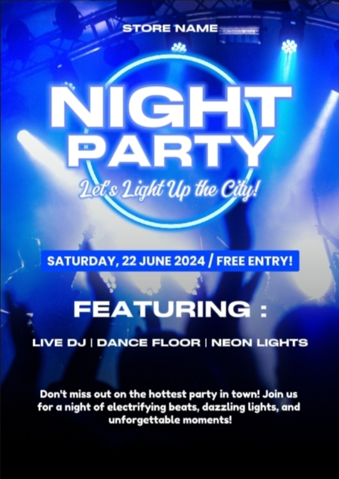 Night Party Blue