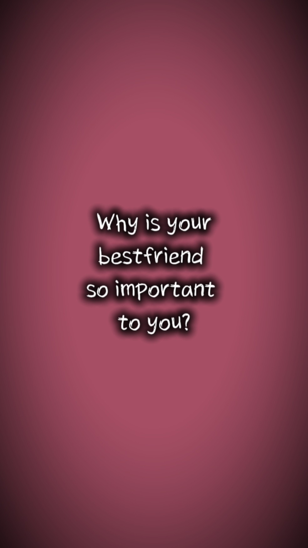 bff is important 