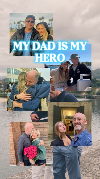 Mi papá es mi héroe. 💗