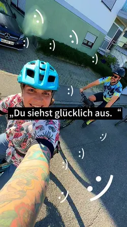 Du siehst :) aus