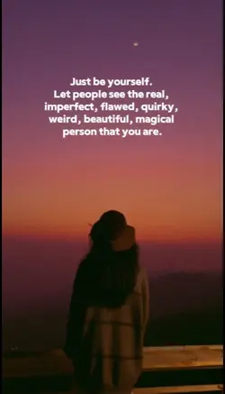 just be yourself