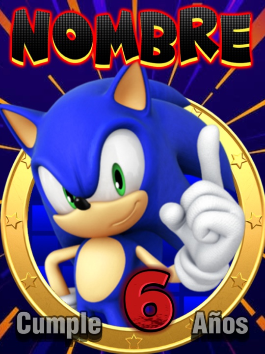 Invitación Sonic