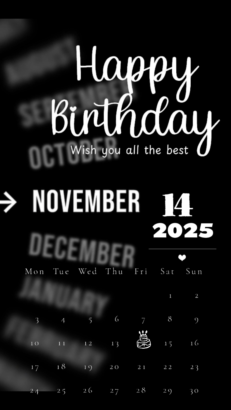 HBD 14 NOVEMBER 