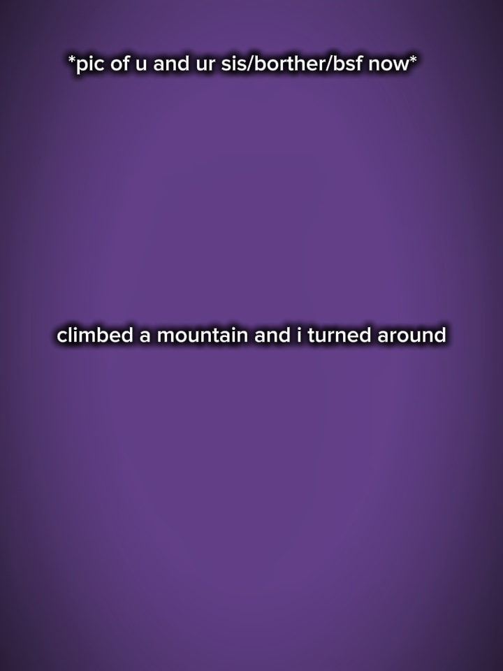 J'ai escaladé une montagne 