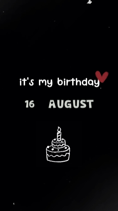 16 AUGUST BIRTHDAY