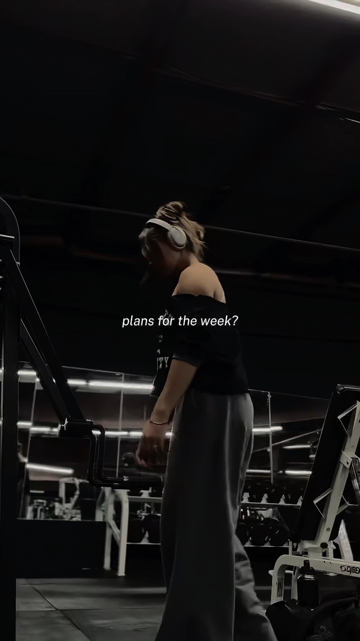 plan for the week