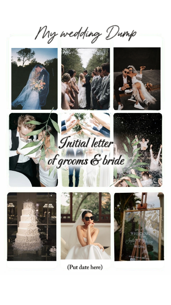 VOTRE DUMP DE MARIAGE