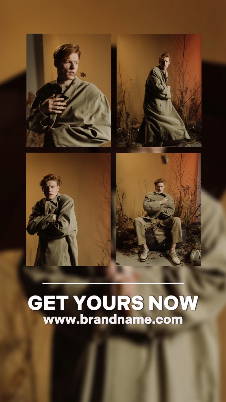 Affichage des produits de la collection d'hiver style TikTok