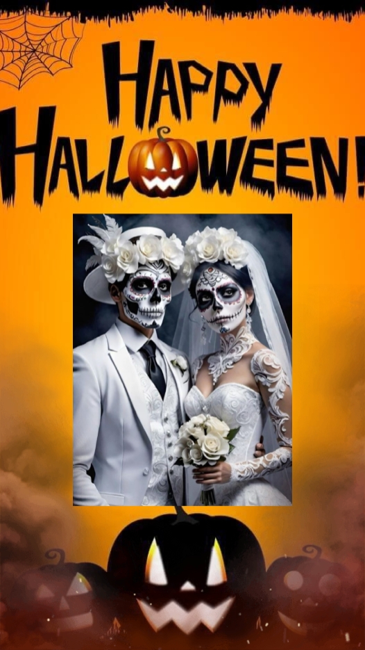 Feliz volcado de halloween