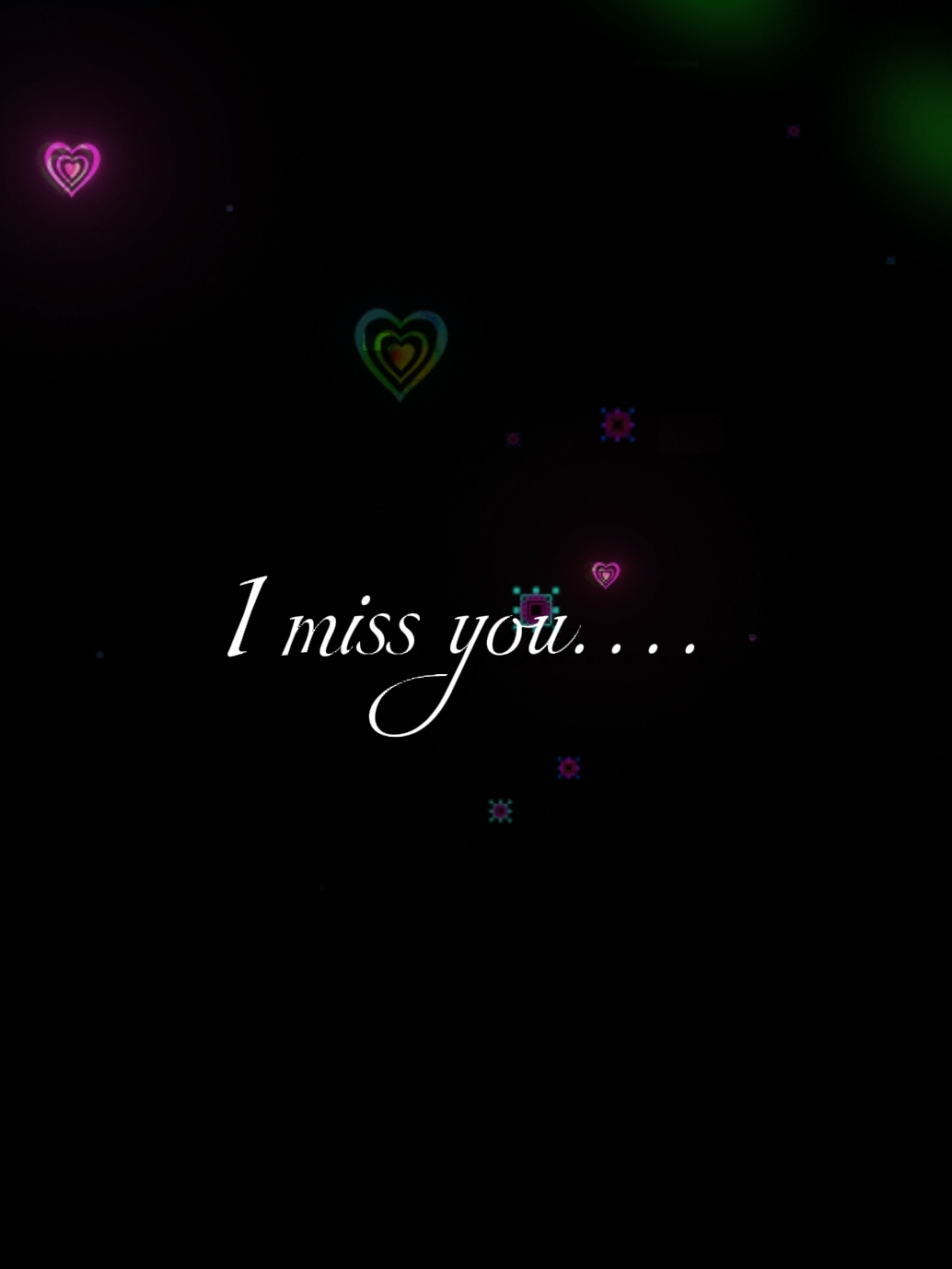 Te quiero, te quiero.