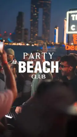 Party at beach club