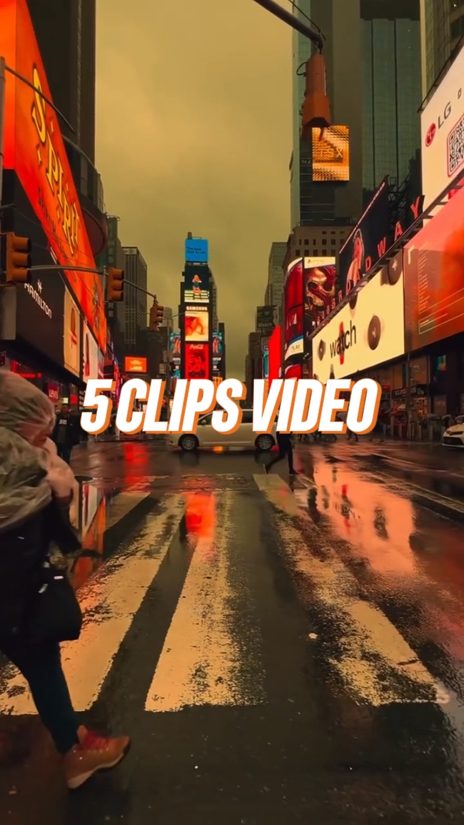 5 CLIPS VIDÉO 