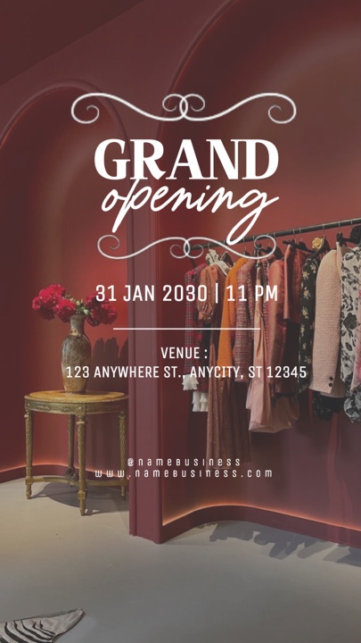STORY: GRAND OPENING