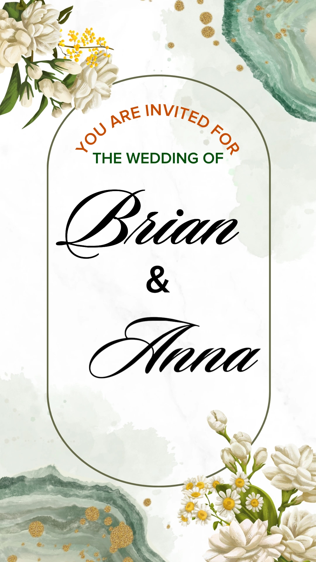 Invitación de boda