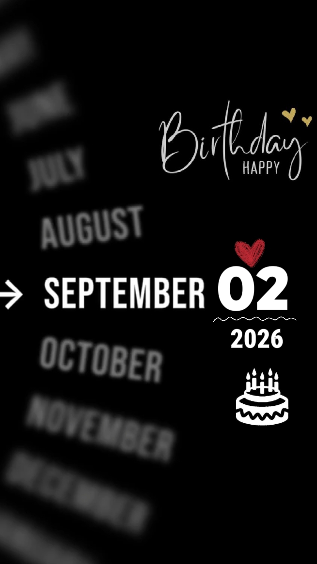Aniversário do marido 02 de setembro