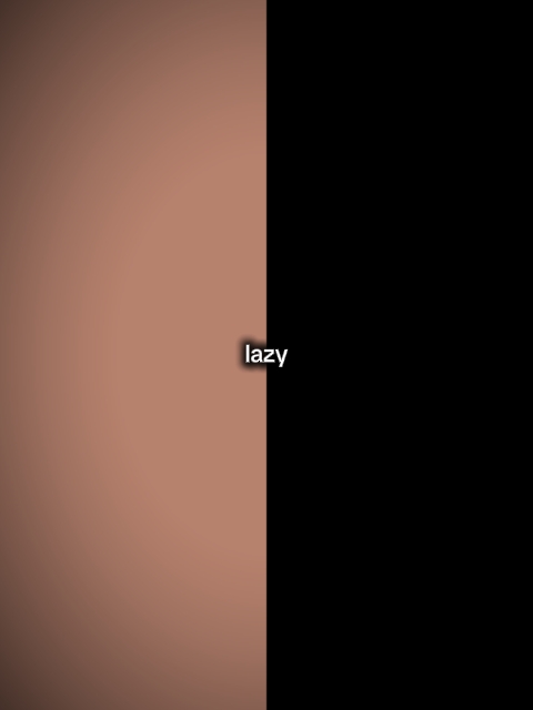 Lazy confession 