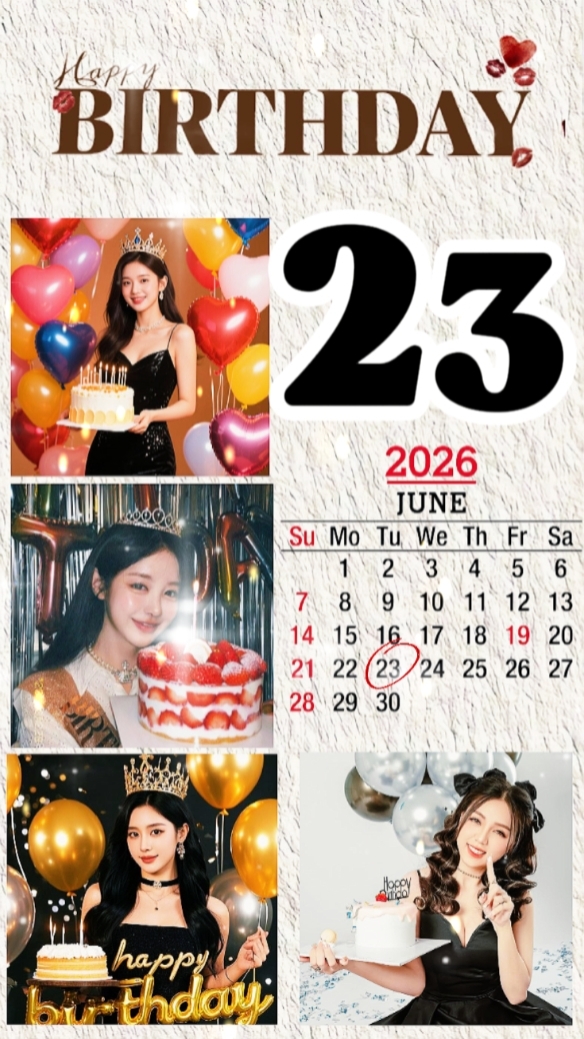 BIRTHDAY 23 JUNE 