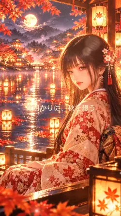 月夜に舞う紅葉 🍁 Moonlit Au