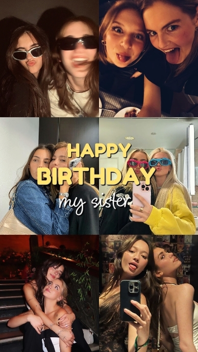 Anniversaire ma soeur 