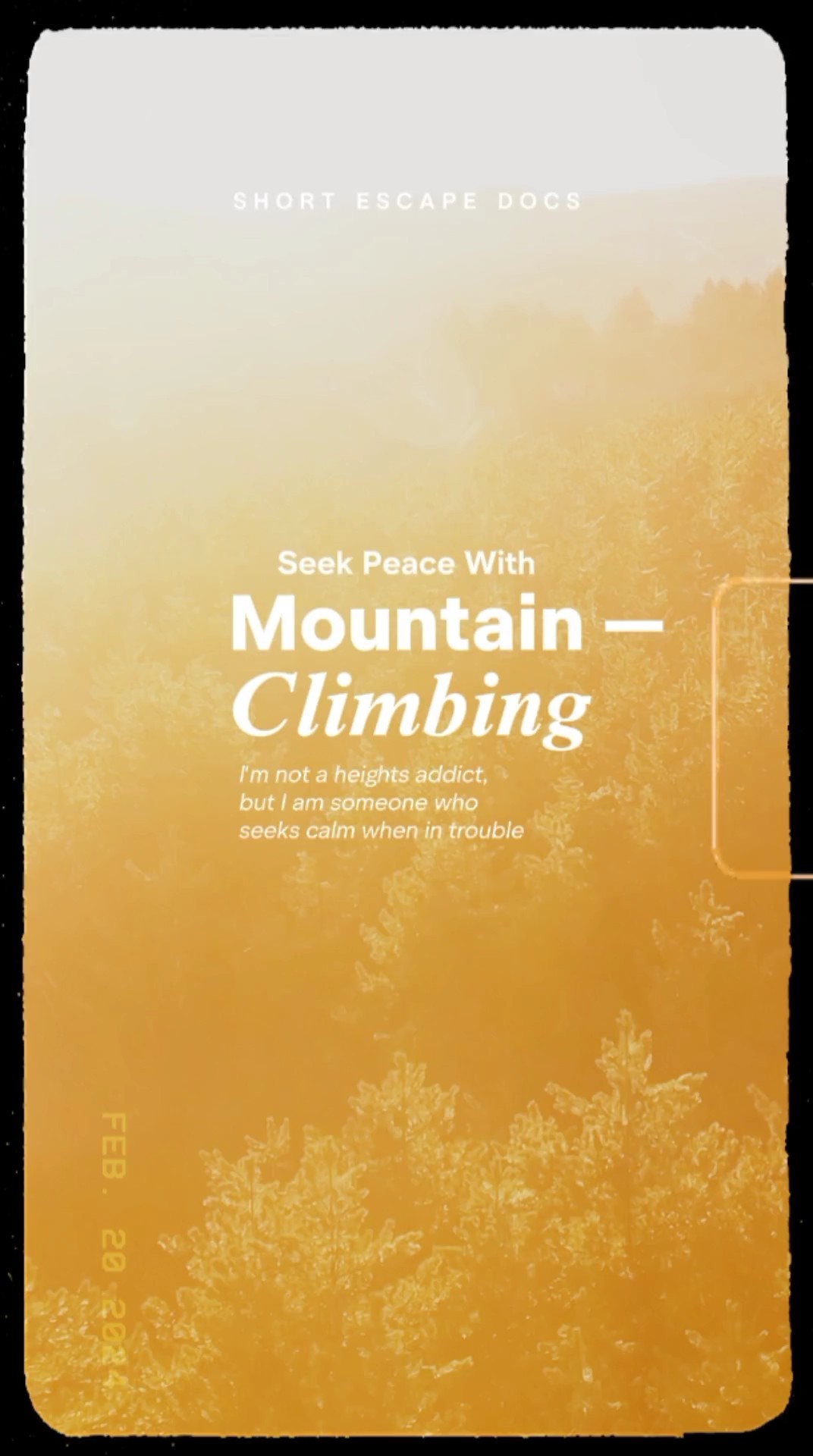 Escalade en montagne