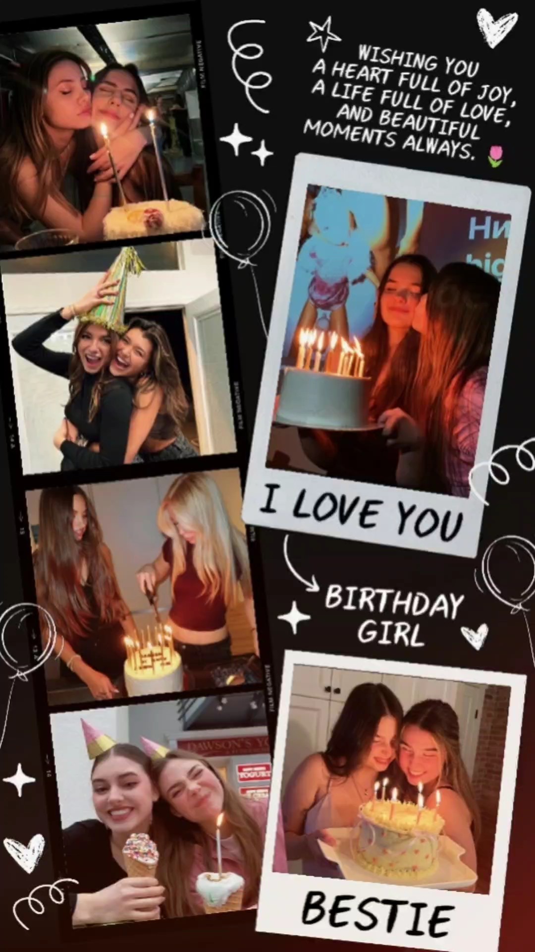 Melhor amiga de aniversário