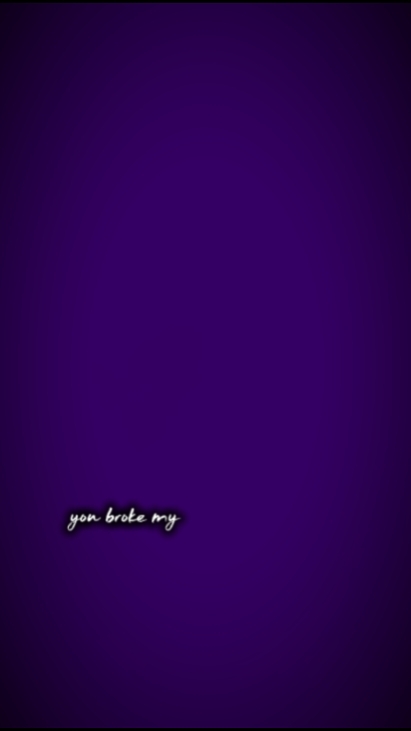 you broke my heart 