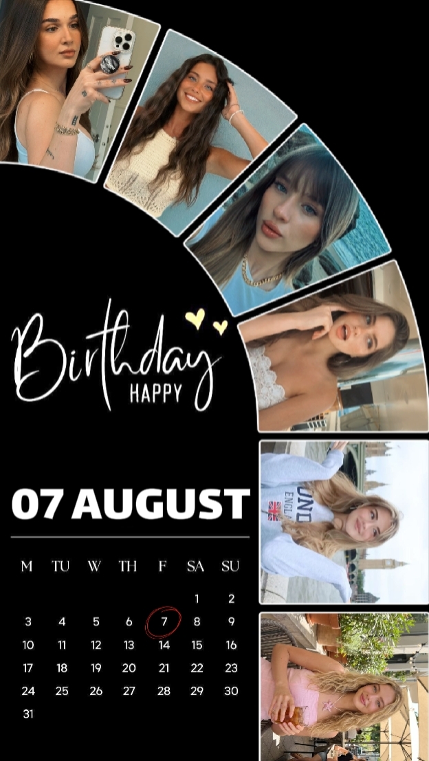 BIRTHDAY 7 AUGUST