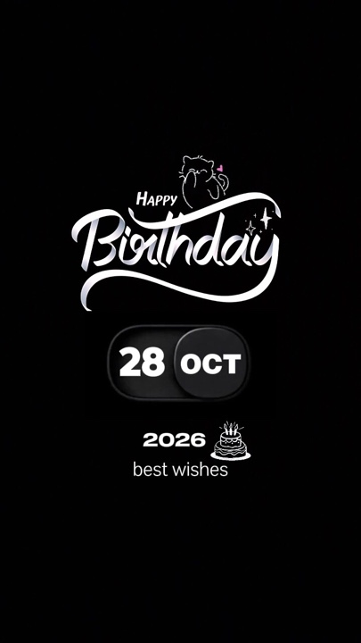 BIRTHDAY 28 OCTOBER