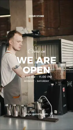 We Are Open