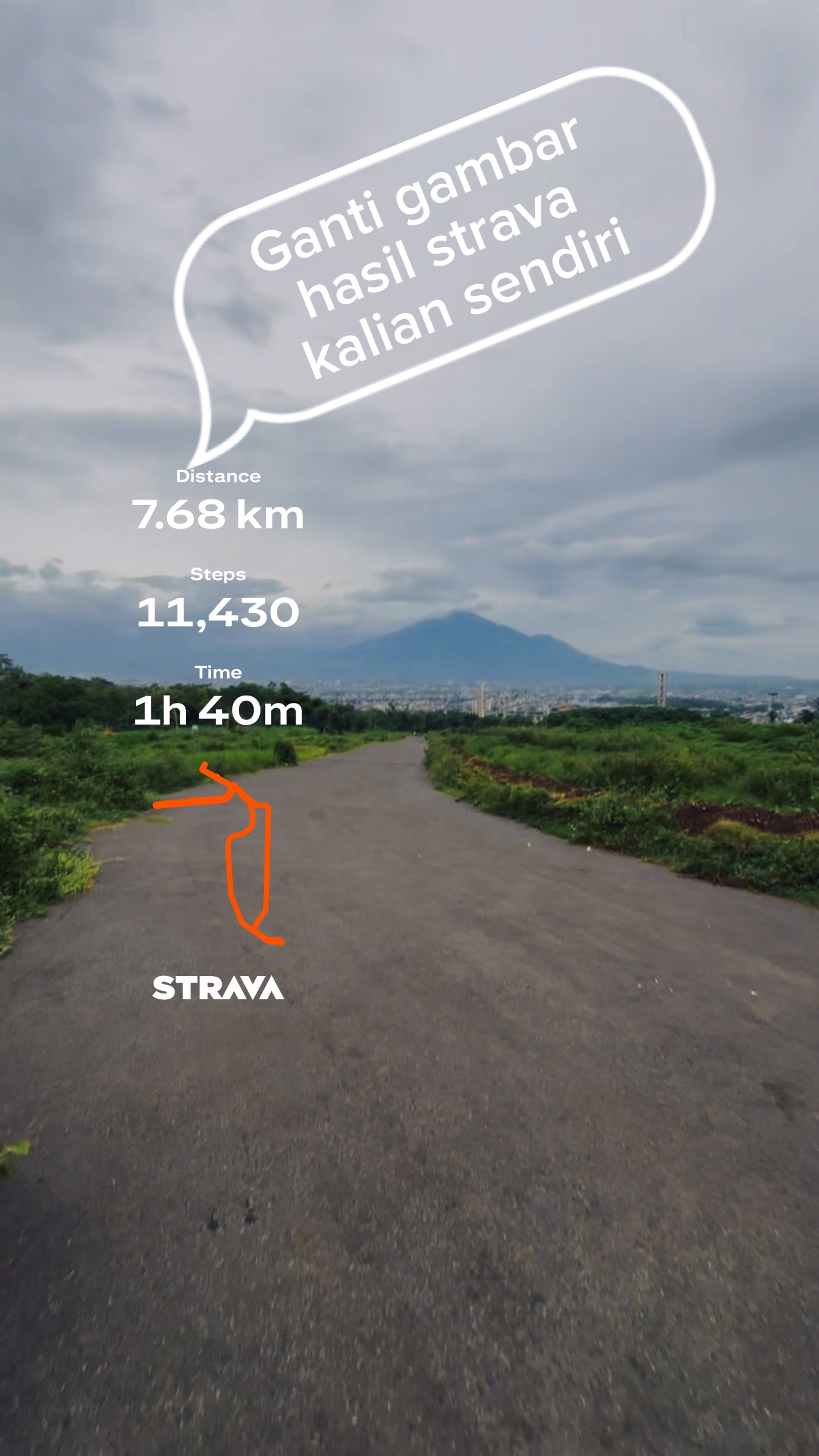 Strava correndo