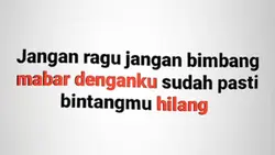 jangan ragu