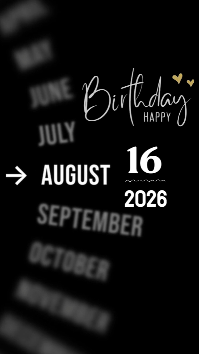 BDAY DAUGHTER 16 AUG