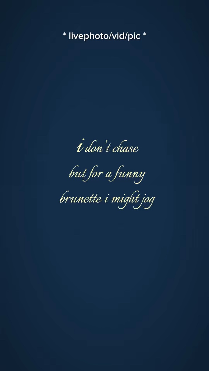 I don’t chase