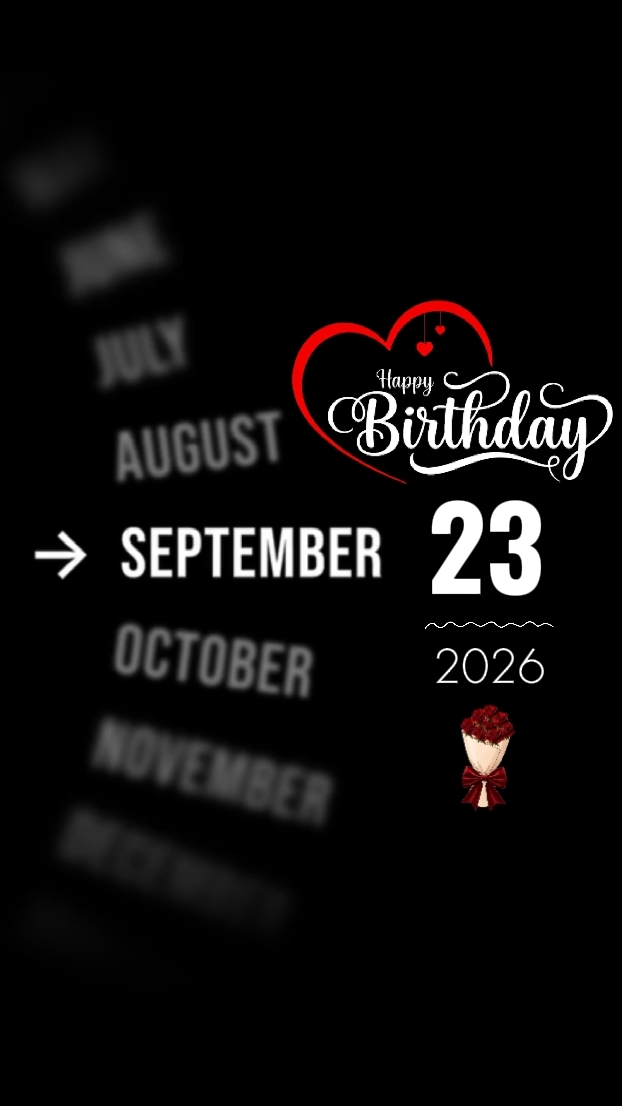 ANNIVERSAIRE LOVE 23 SEPTEMBRE
