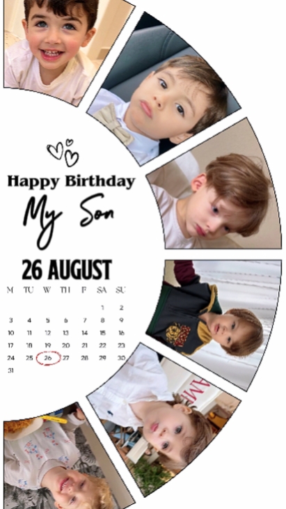 HBD SON 26 AUGUST