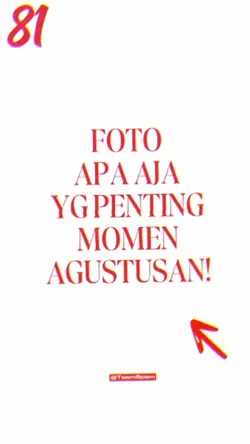 TREN FOTO 17 AGUSTUS
