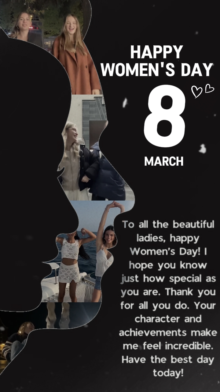 Feliz dia da mulher 