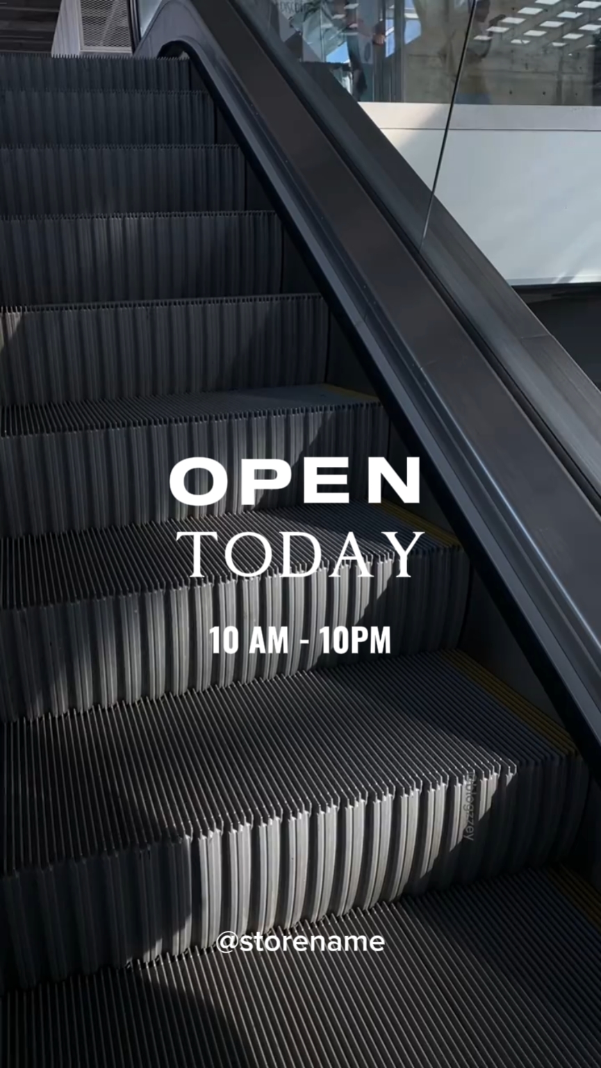 OPEN TODAY