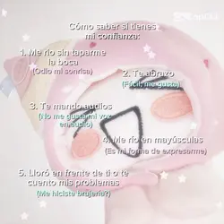 Mi confianza?