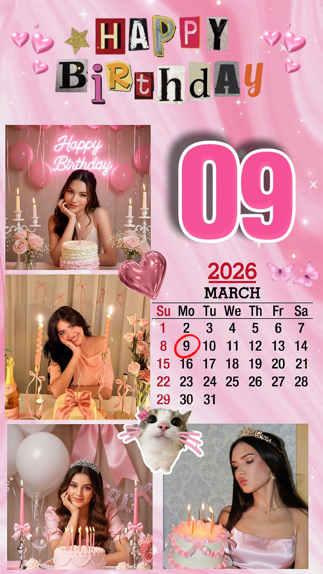 Anniversaire 09 mars 