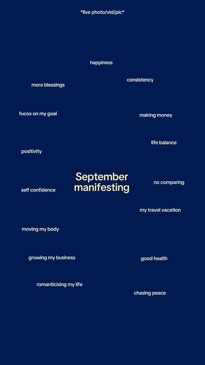 Septembermanifesting